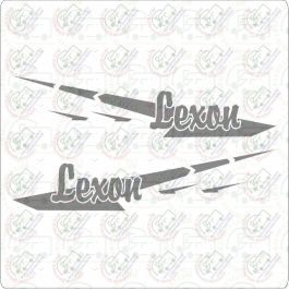 Lunar Lexon Caravan Sticker (Pair) | CaravanGraphics.com